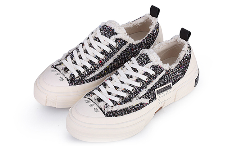 【代購】VESSEL Low top Canvas Shoes Unisex White Black F21X32B