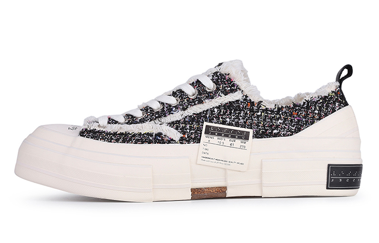 【代購】VESSEL Low top Canvas Shoes Unisex White Black F21X32B