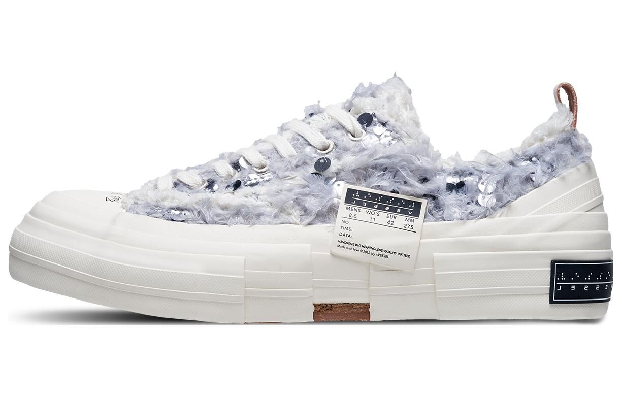 【代購】XVESSEL Swan's Tear Low top Canvas Shoes Unisex Gray S23X06G