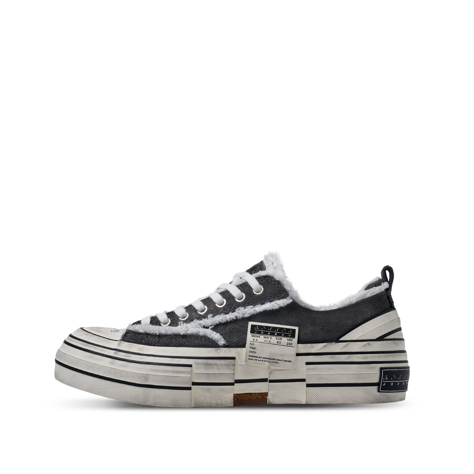 【代購】XVESSEL Suede Low top Canvas Shoes Unisex F22X98