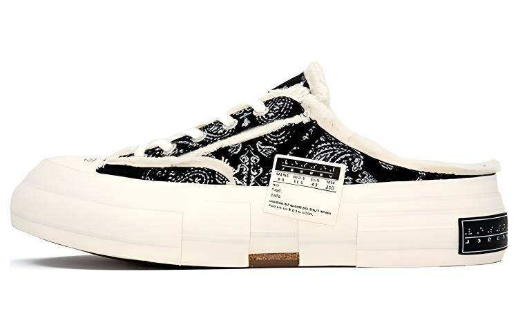 【代購】XVESSEL Closed Toe Slippers Unisex Black White S20X009YGH