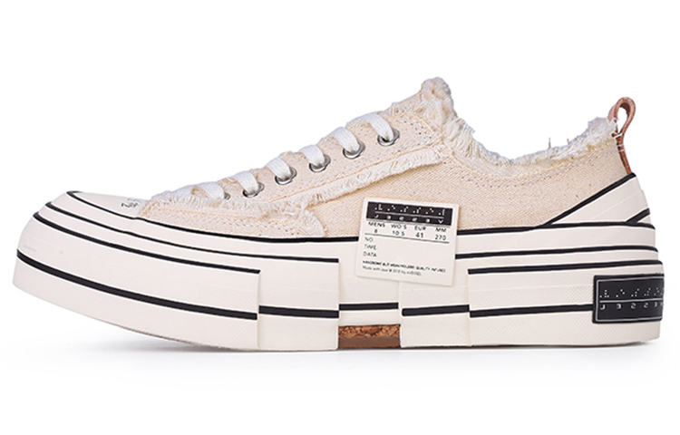 【代購】VESSEL G.O.P. Lows Creamy Low top Canvas Shoes Unisex Ecru F21X27W