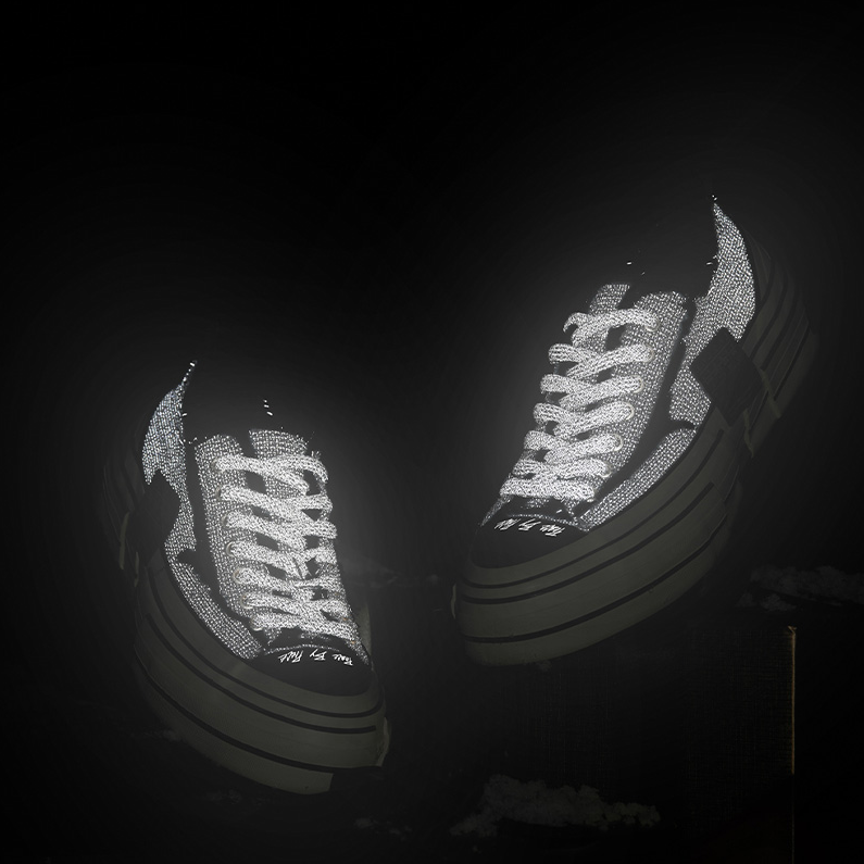 【代購】XVESSEL Rock Star 'Christmas Night' Baby's Breath Comfortable Slip Resistant, Abrasion Resistant, Lightweight Low top F22X77B