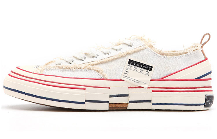 【代購】VESSEL G.O.P. LOWS WHITE Low top Canvas Shoes Unisex White S19X001W