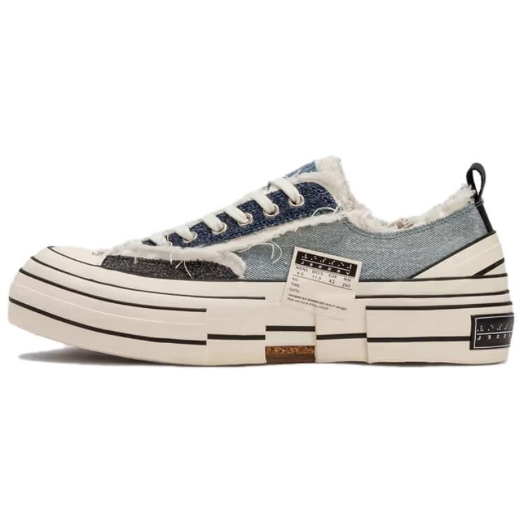 【代購】VESSEL X HBX G.O.P. LOWS DENIM Low top Canvas Shoes Unisex Blue Black S22X57B