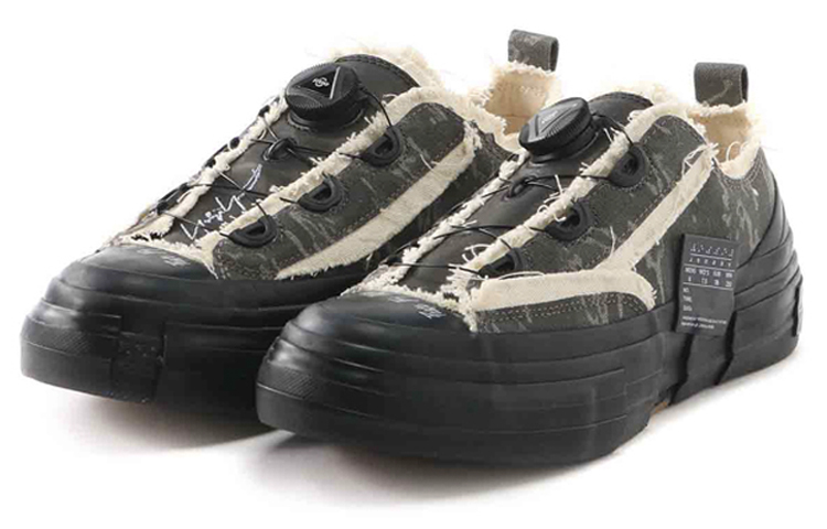 【代購】XVESSEL x XVESSEL Yamamoto Low top Skateboard Shoes Unisex Black Brown HD-E08-861