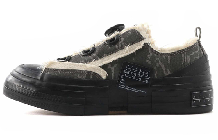【代購】XVESSEL x XVESSEL Yamamoto Low top Skateboard Shoes Unisex Black Brown HD-E08-861