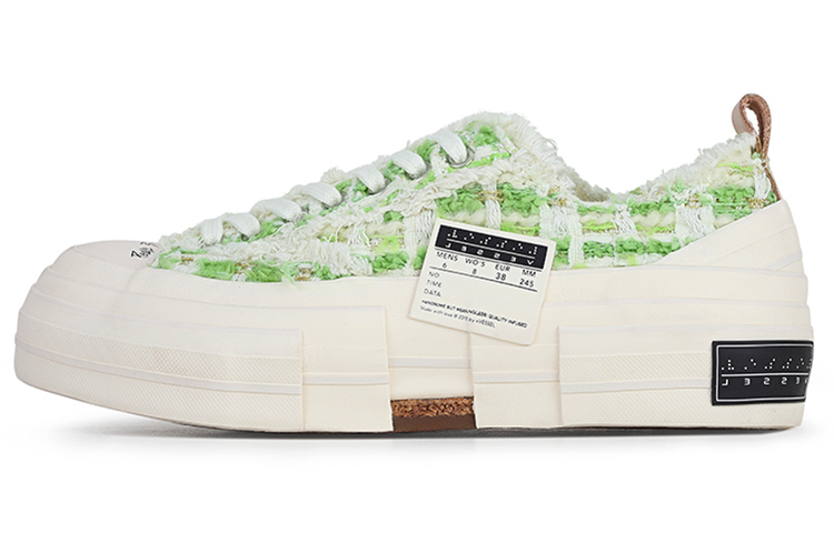 【代購】VESSEL Low top Canvas Shoes Unisex Green S22X42G