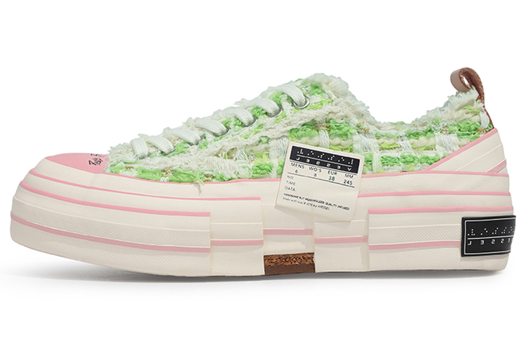 【代購】VESSEL Low top Canvas Shoes Unisex Green S22X42G