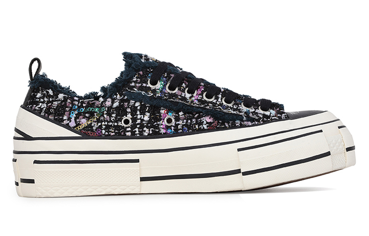 【代購】VESSEL Low top Canvas Shoes Unisex Black S22X43B