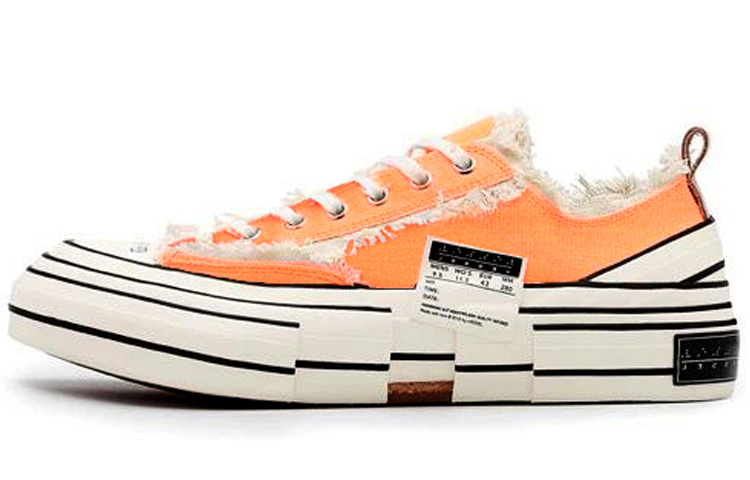 【代購】VESSEL G.O.P. Lows Low top Canvas Shoes Unisex Orange S20X003YC