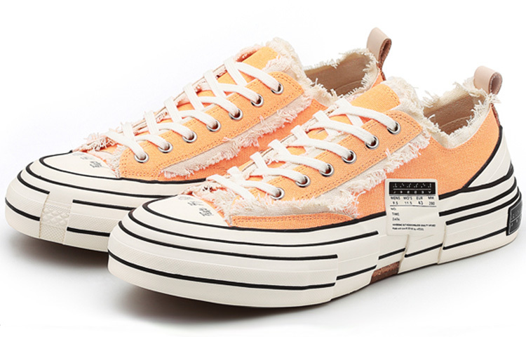 【代購】VESSEL G.O.P. Lows Low top Canvas Shoes Unisex Orange S20X003YC
