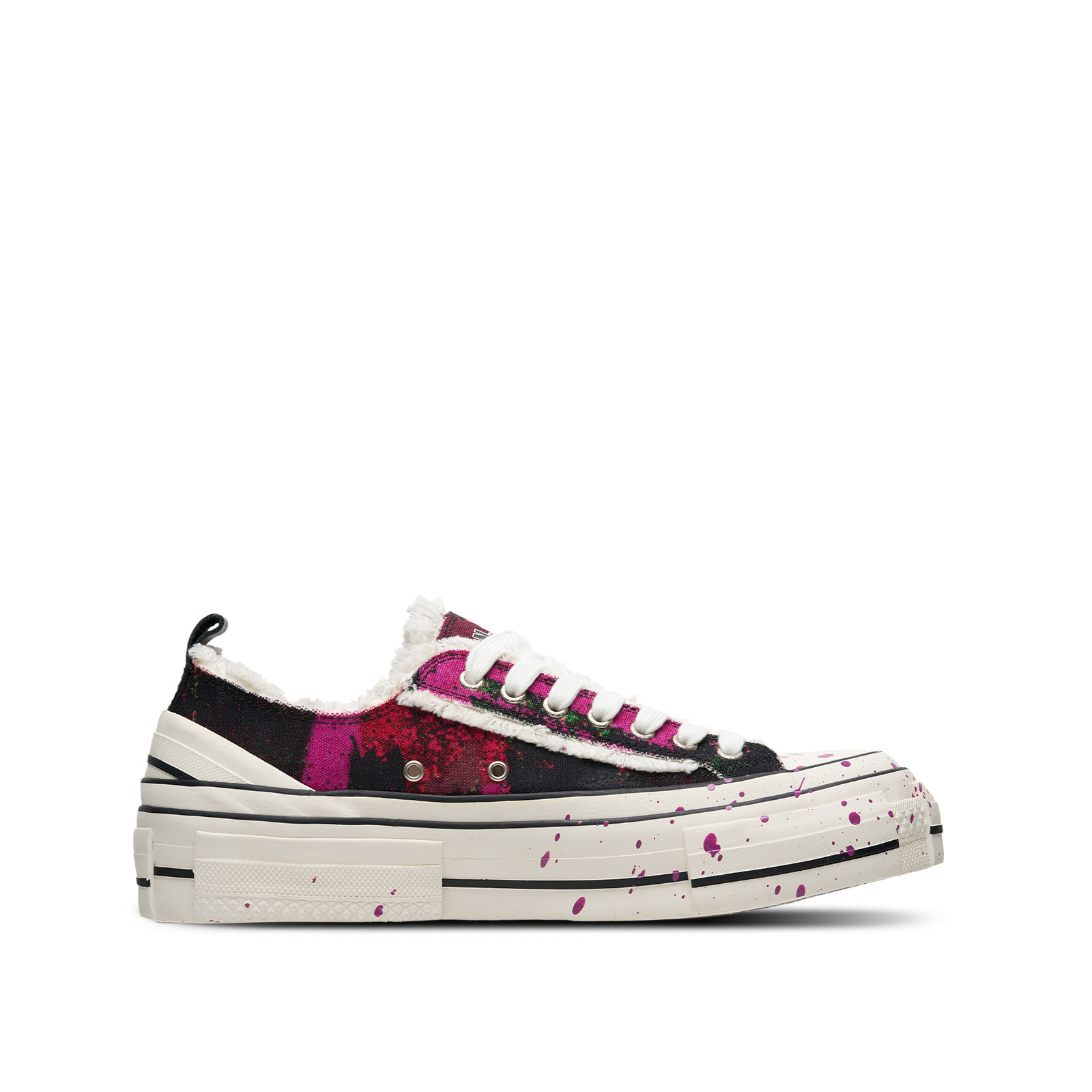【代購】PHANTACI x VESSEL Fantasy Collaboration Slip Resistant Abrasion Resistant Low top Canvas Shoes Unisex Dark Red S23X25H