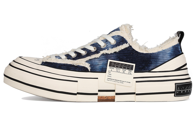 【代購】VESSEL Low top Canvas Shoes Unisex Blue S21X15B