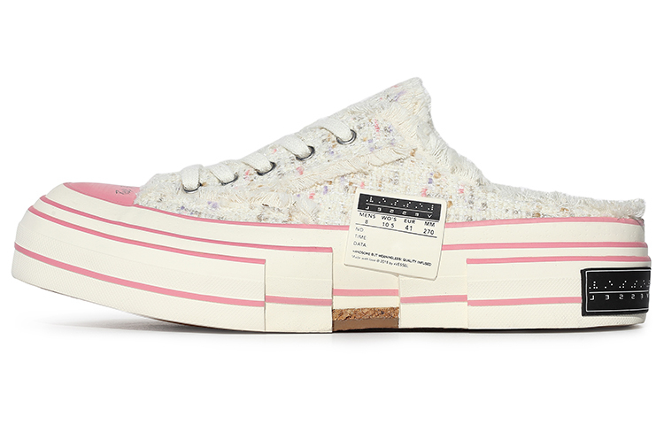 【代購】VESSEL Closed Toe Slippers Unisex White Pink F21X35W
