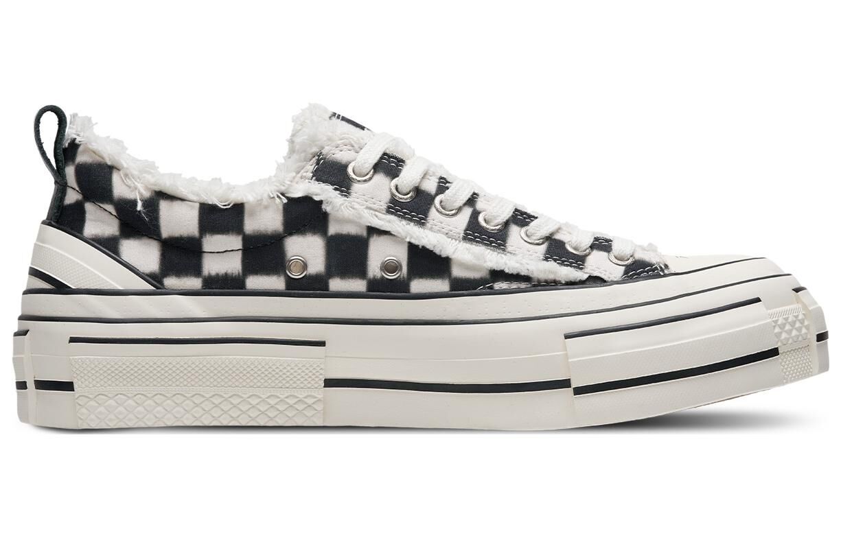 【代購】VESSEL G.O.P. LOWS PIXEL Slip Resistant Abrasion Resistant Low top Canvas Shoes Unisex Black White S23X09B