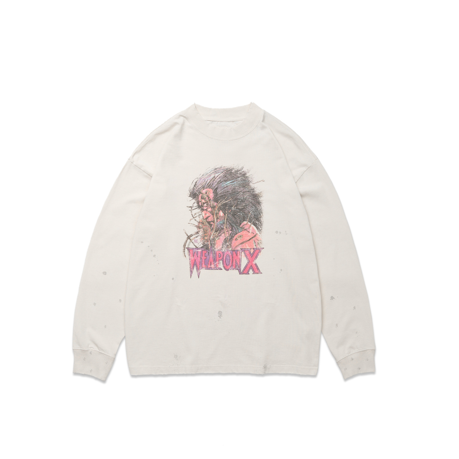 【代購】VESSEL X MARVEL/ Sweatshirt Unisex White Y23X6109W3