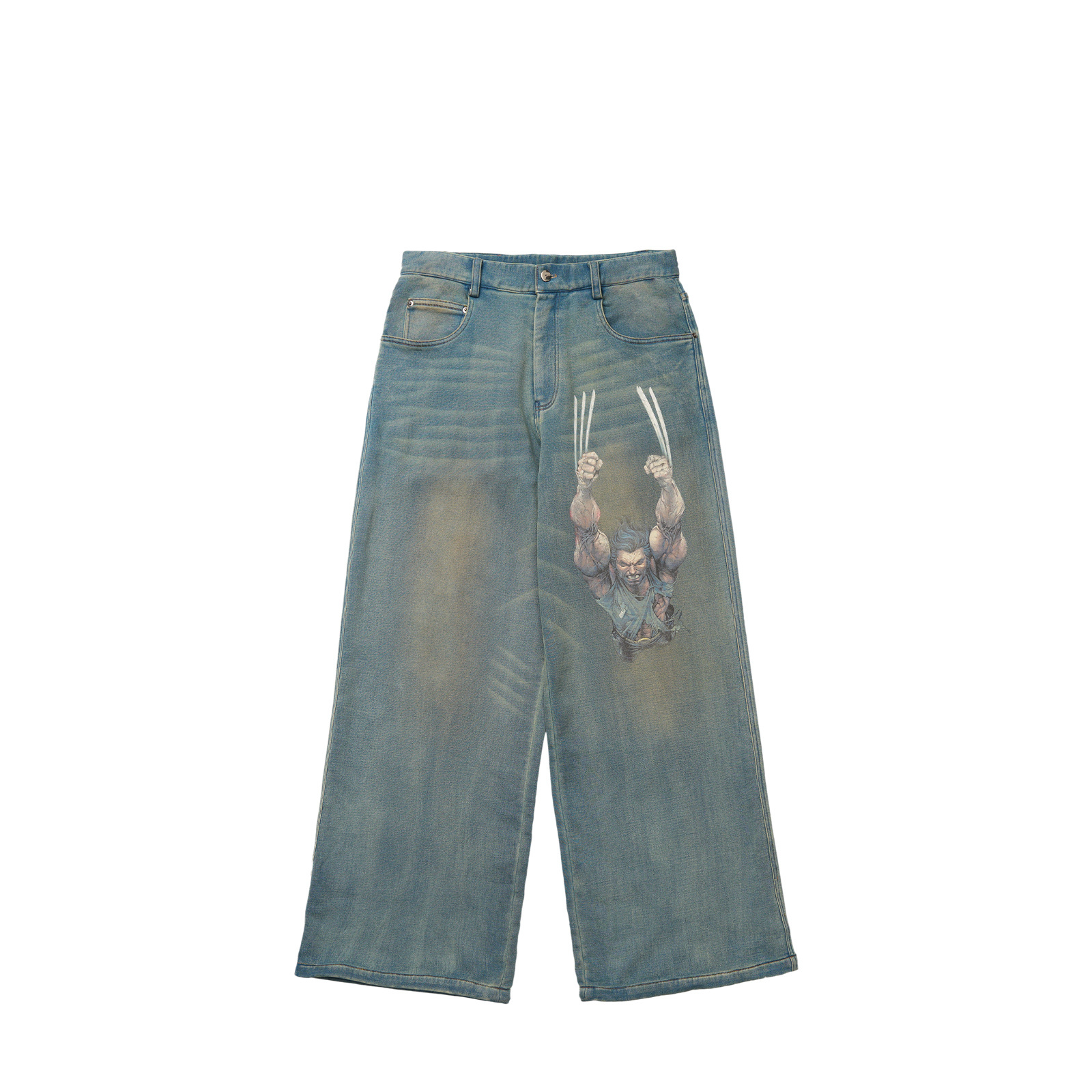 【代購】XVESSEL x MARVEL Jeans Unisex Clothing Y23X6118B