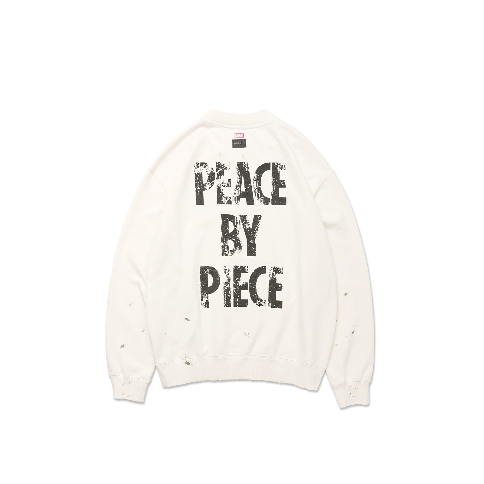 【代購】XVESSEL Sweatshirts Unisex White Crew Neck Moderate Regular Y23X6105W