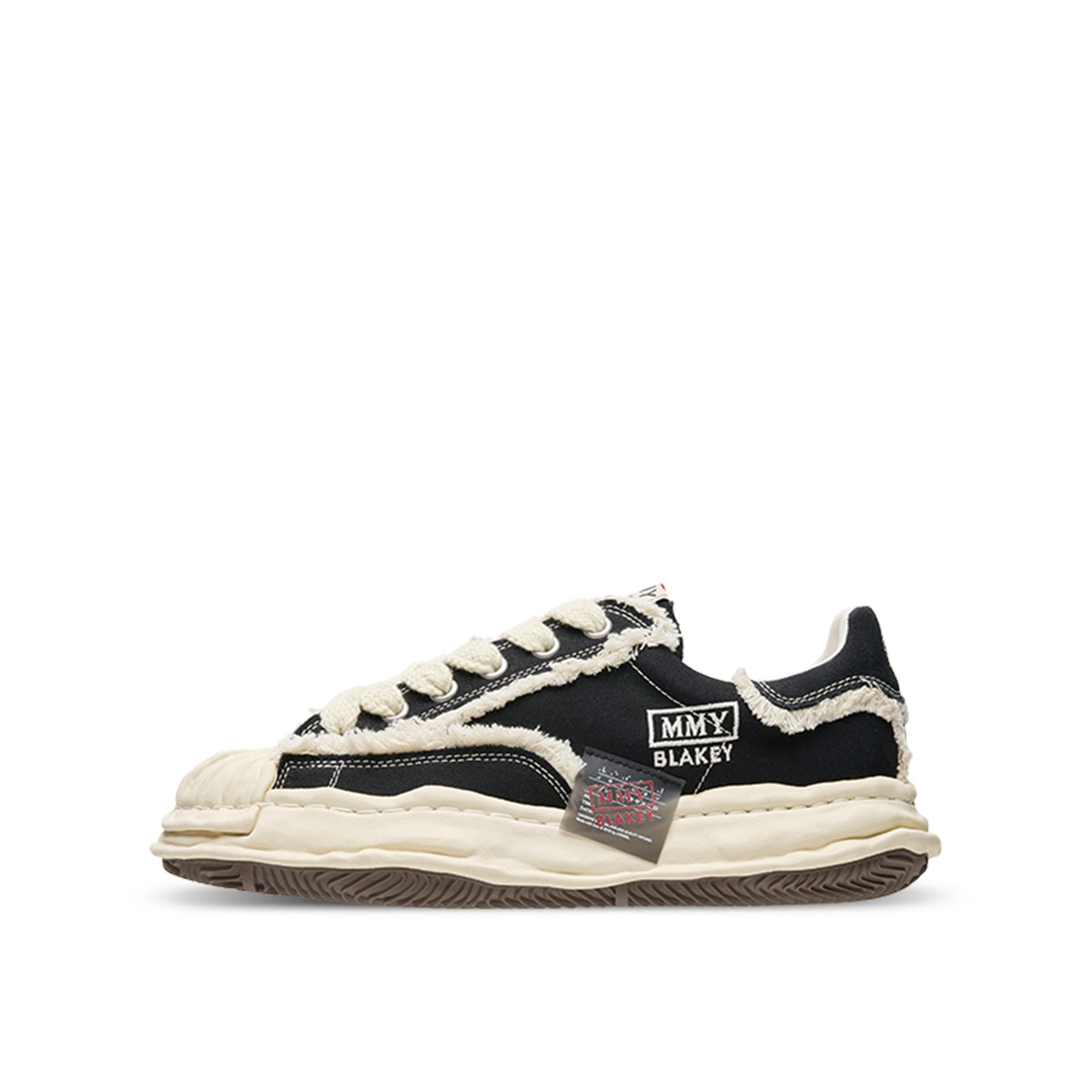 【代購】MIHARA YASUHIRO x VESSEL Low top Canvas Shoes Unisex Black C13FW713