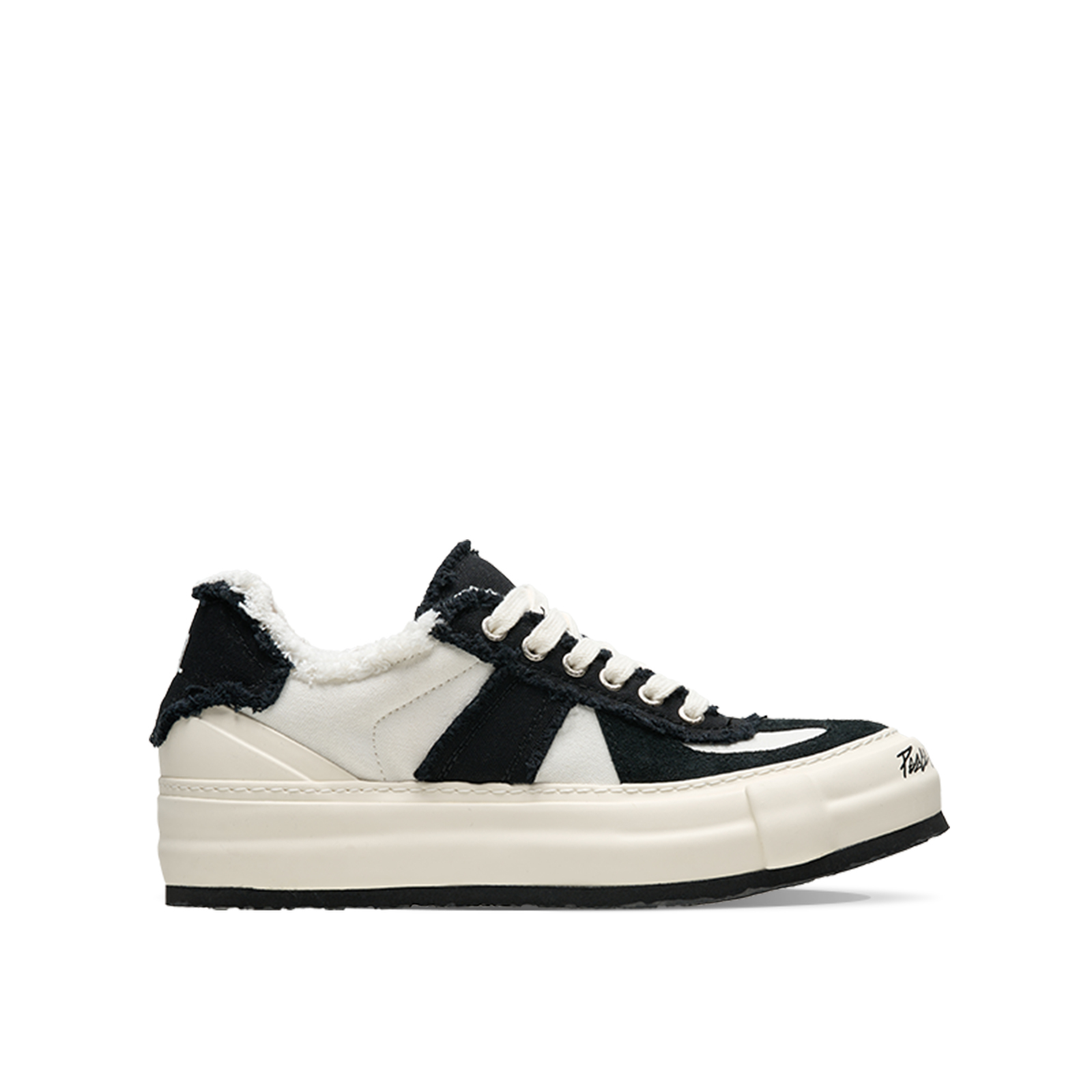 【代購】XVESSEL Black Tail Dehun, Panda Black White Low top Skateboard Shoes Unisex F24X66