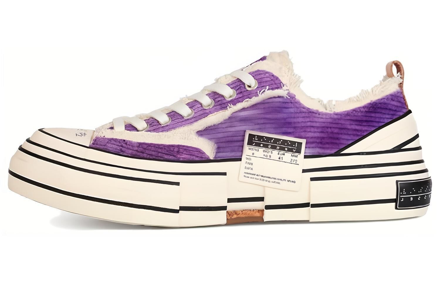 【代購】XVESSEL Low top Canvas Shoes Unisex Purple S21X15P