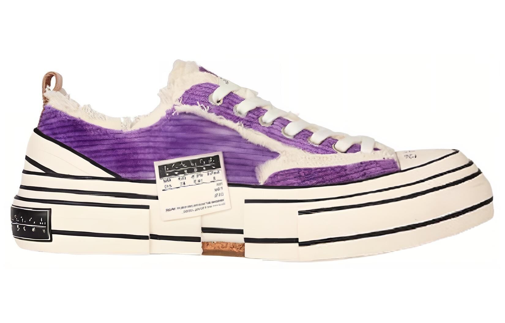 【代購】XVESSEL Low top Canvas Shoes Unisex Purple S21X15P