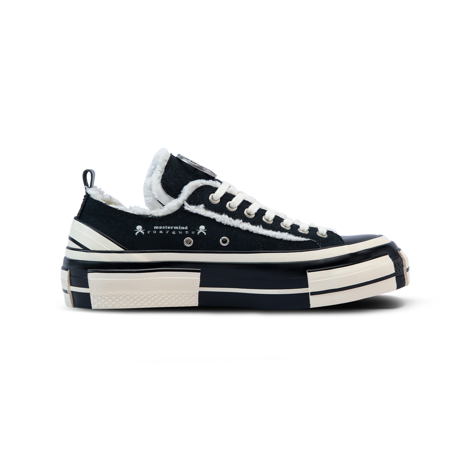 【代購】VESSEL x MMJ·ROARGUNS Low top Canvas Shoes Unisex Black White F24X51B