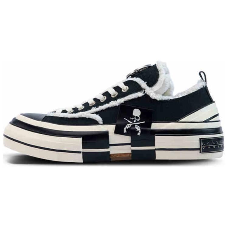 【代購】VESSEL x MMJ·ROARGUNS Low top Canvas Shoes Unisex Black White F24X51B