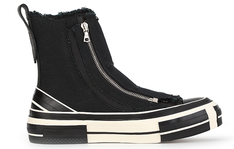 【代購】Yohji Yamamoto x VESSEL High top Canvas Shoes Unisex Black YX-E11-090