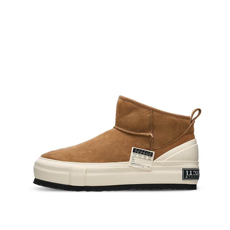 【代購】VESSEL Sheepskin, Fall Winter Thermal, Platform, Height Increasing, Shearling Fleece Lined Comfortable Casual Crew F24X54Y
