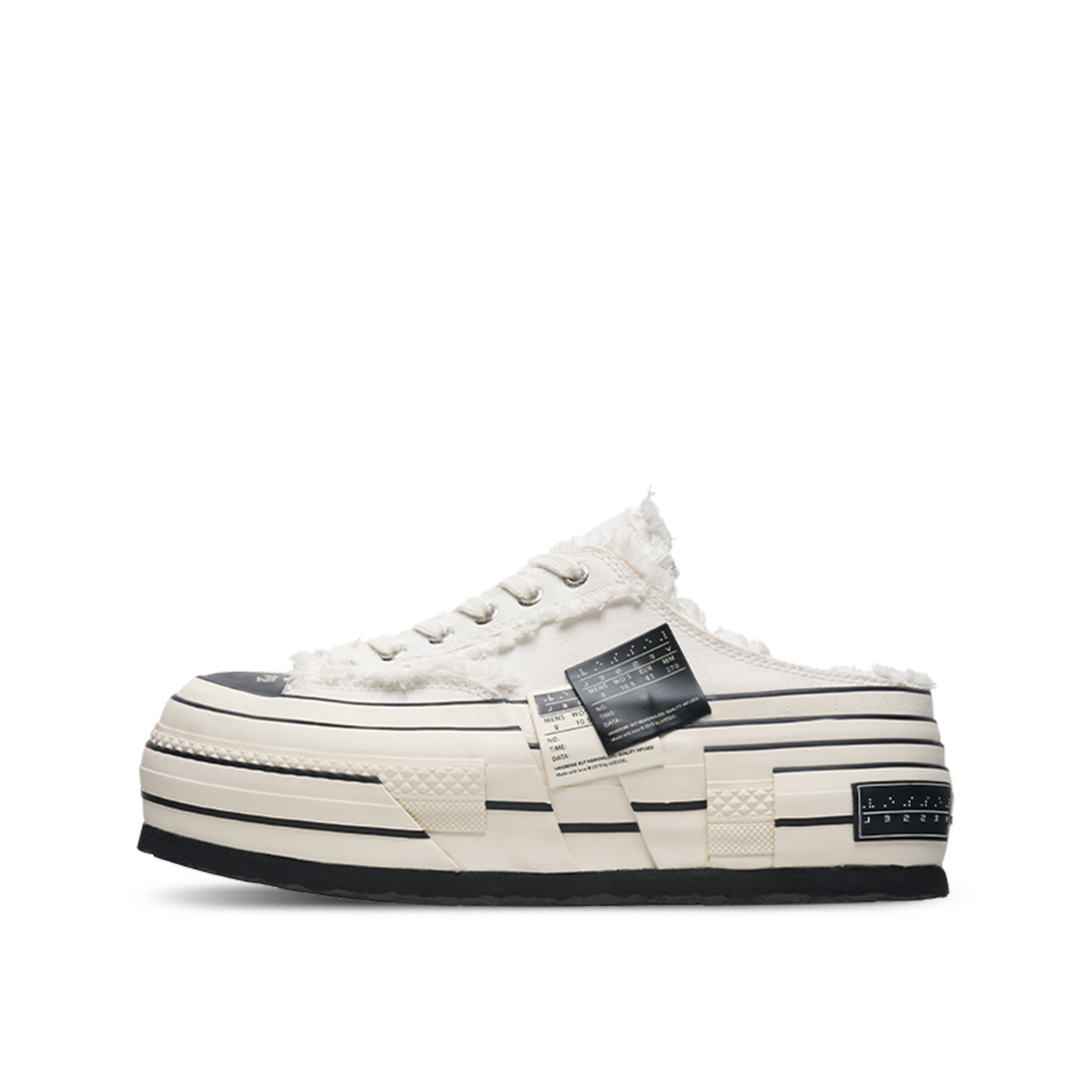 【代購】VESSEL Closed Toe Slippers Unisex White S24X39W