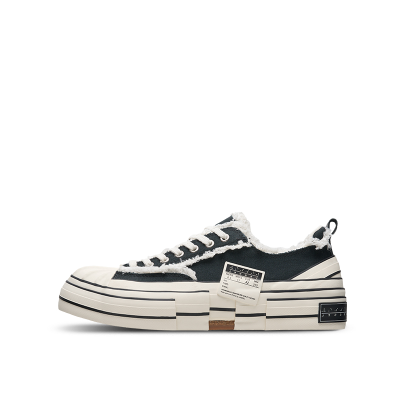 【代購】VESSEL Classic Shell Head Low top Canvas Shoes Unisex Black F24X44B