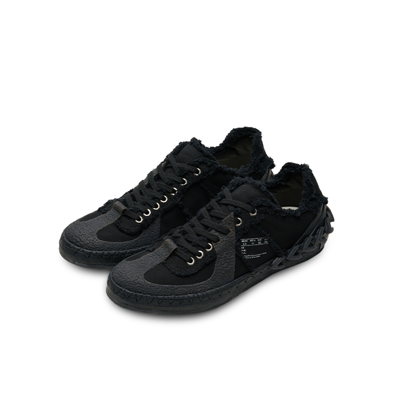 【代購】VESSEL T Front Low top Skateboard Shoes Unisex Omnipotent Black F24X46B
