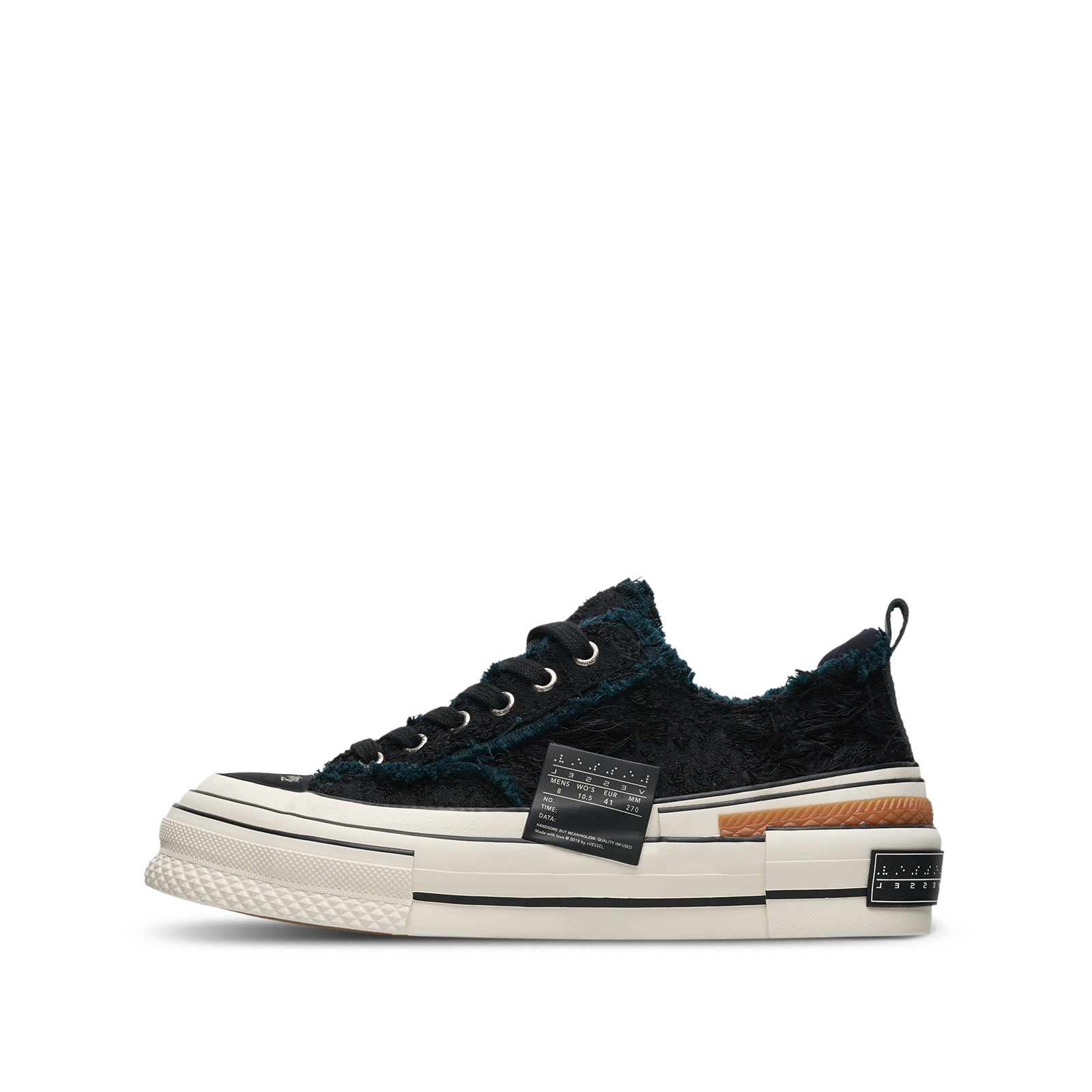 【代購】VESSEL Lifting Moussier Dark Chocolate Low top Canvas Shoes Unisex F24X06B