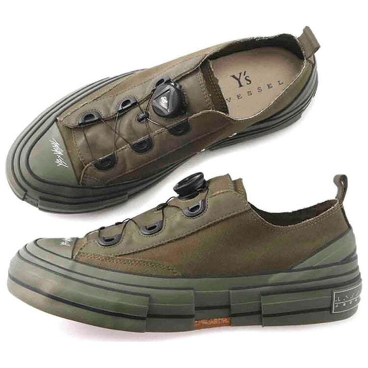 【代購】Yohji Yamamoto x VESSEL G.O.P. Lows Comfortable Slip Resistant Abrasion Resistant Low top Skateboard Shoes Unisex S20X001YL