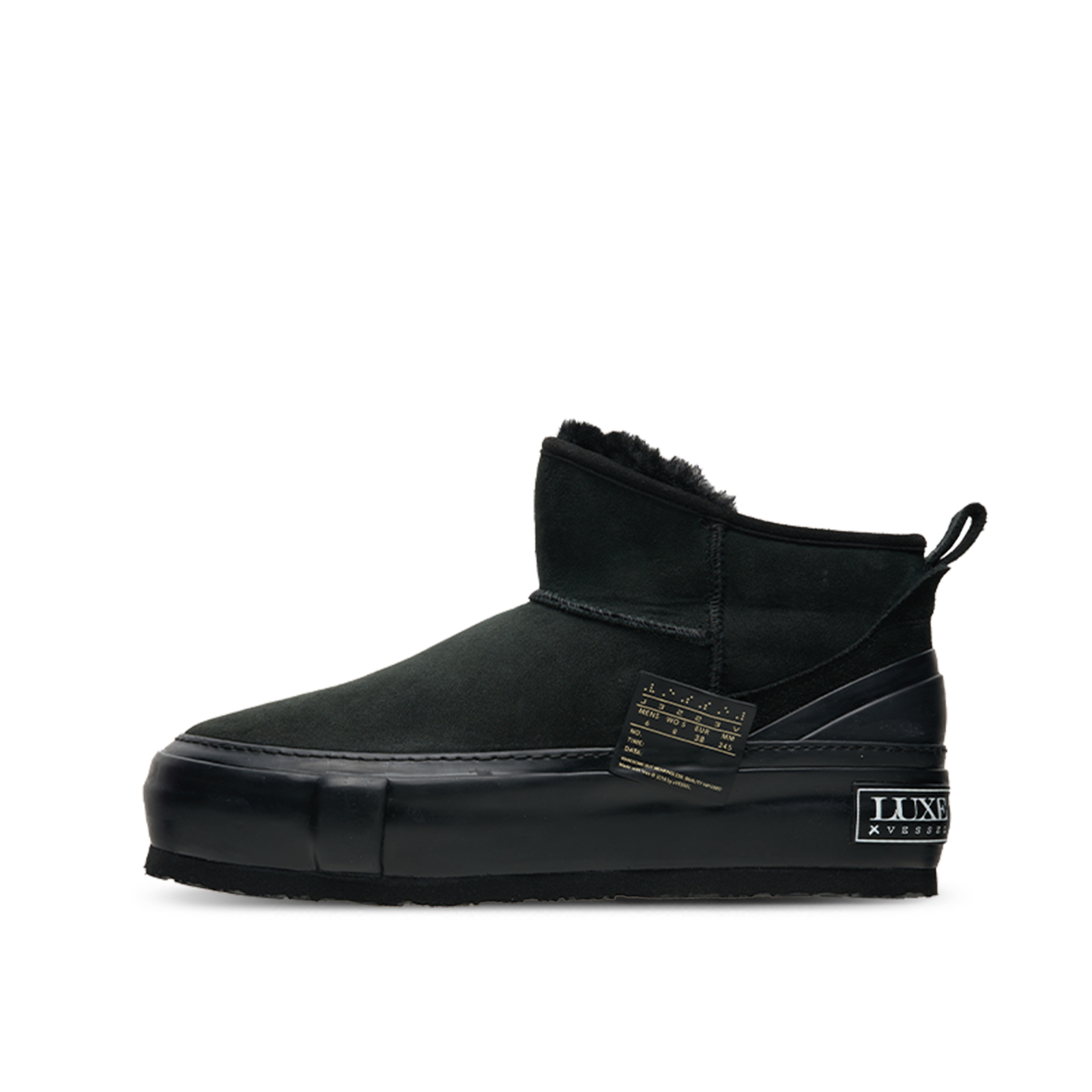 【代購】VESSEL Sheepskin Fall Winter Thermal, Shearling Fleece Lined Comfortable Casual, Platform Height Increasing Crew F24X54B