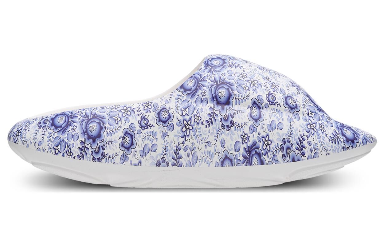 【代購】VESSEL Slip Resistant Abrasion Resistant Slide Slippers Unisex Blue White S23X20B