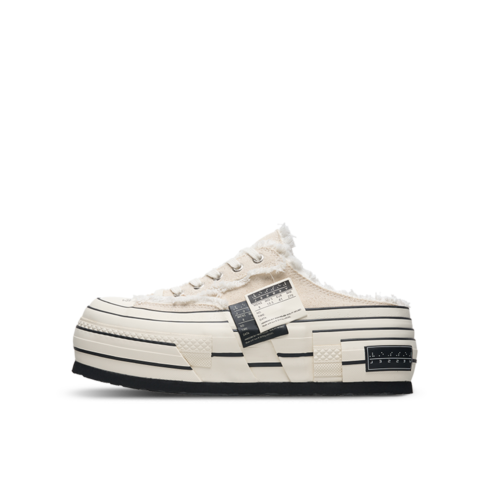 【代購】VESSEL Closed Toe Slippers Unisex Ecru S24X39M