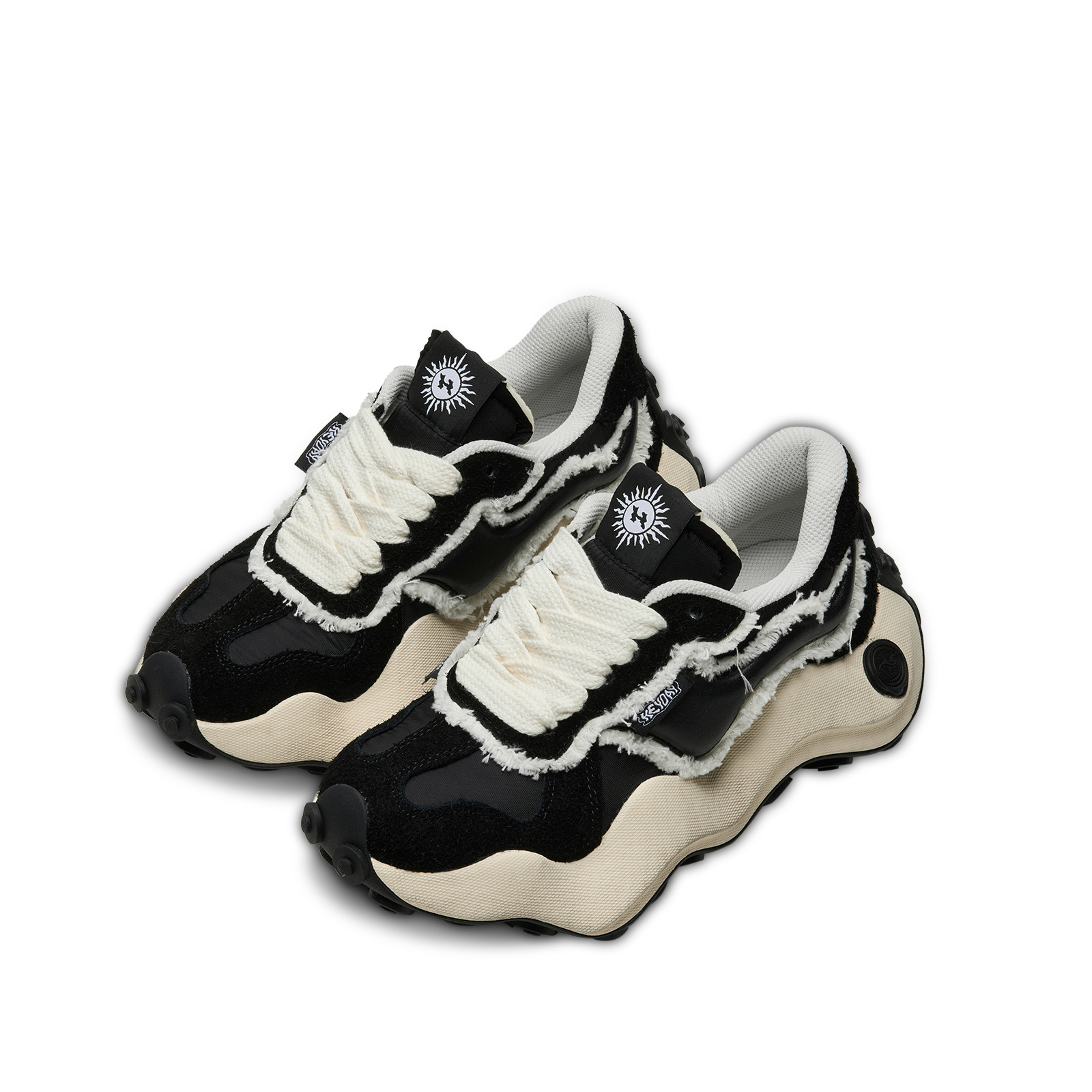 【代購】XVESSEL x HEYDAY Low top Skateboard Shoes Unisex Black S24X34B