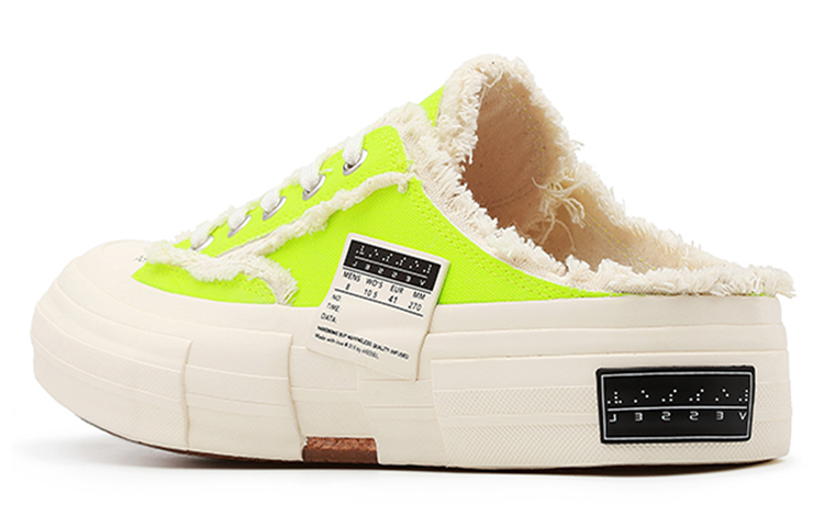 【代購】VESSEL Closed Toe Slippers Unisex Neon Green S20X005YH