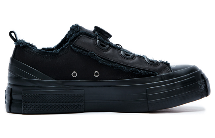 【代購】Yohji Yamamoto x VESSEL Yohji Yamamoto Low top Skateboard Shoes Unisex Black HD-E07-860