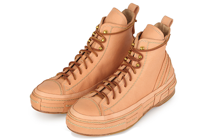 【代購】VESSEL High top Skateboard Shoes Unisex Tawny S21X20B