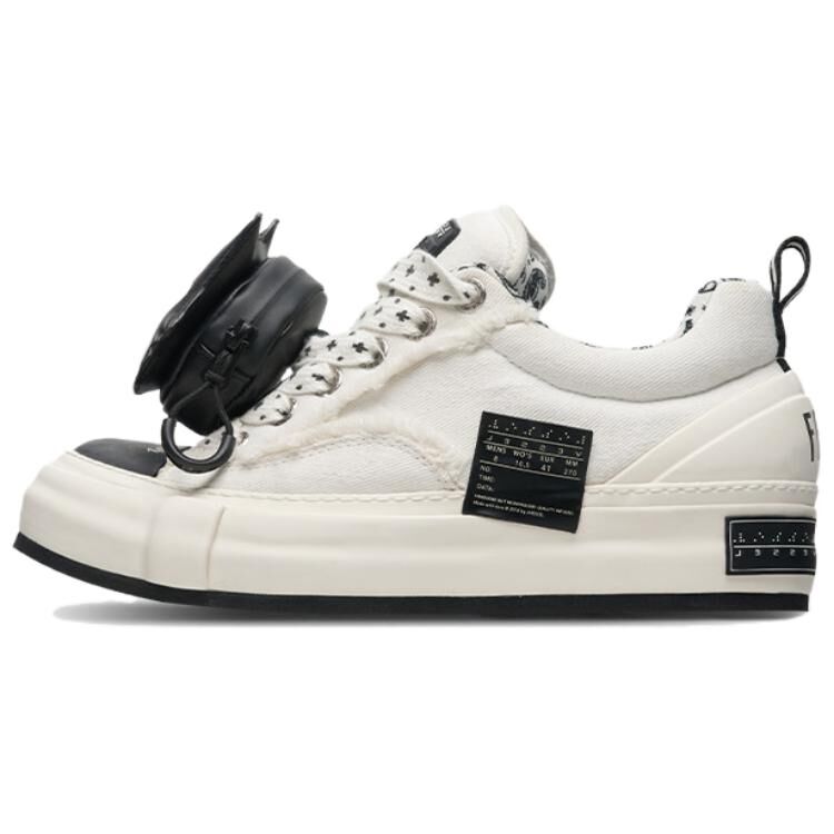 【代購】Ron English X FELIX x VESSEL Height Increasing Low top Canvas Shoes Unisex White S24X12W