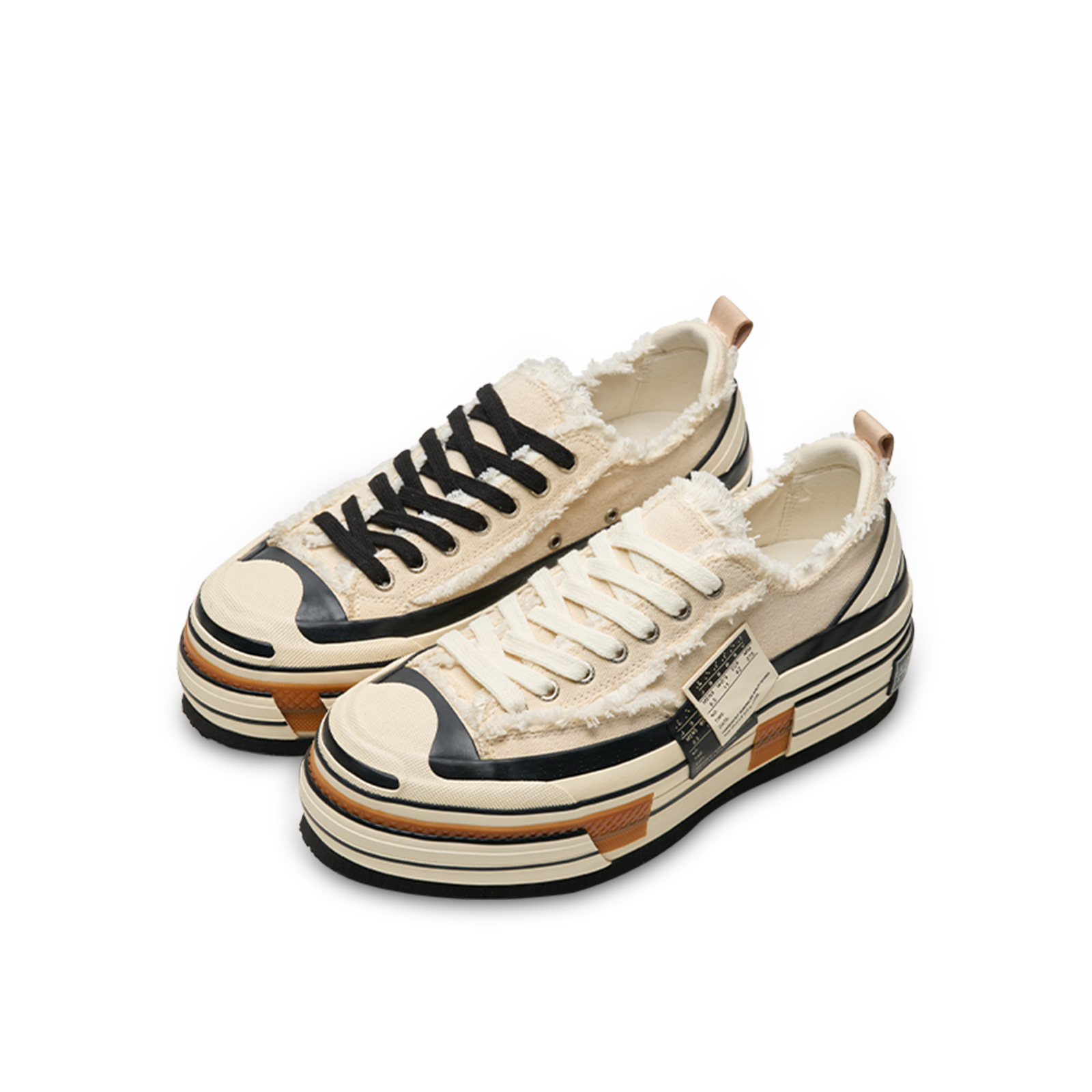 【代購】VESSEL Climbing Ladder Open Ended Smile Low top Canvas Shoes Unisex Ecru F24X41M