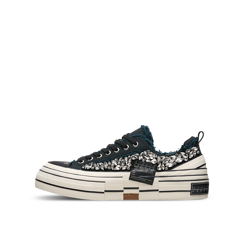 【代購】VESSEL Slip Resistant Abrasion Resistant Low top Canvas Shoes Unisex Black F24X43B
