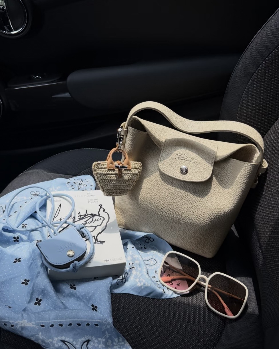 <買包盡頭最新款>LONGCHAMP Le Cadence S & L 牛皮 手提包 肩背包 水桶包 4色