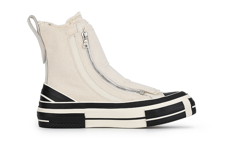 【代購】Yohji Yamamoto X XVESSEL Canvas Shoes Unisex High Top Ecru YX-E01-090-02