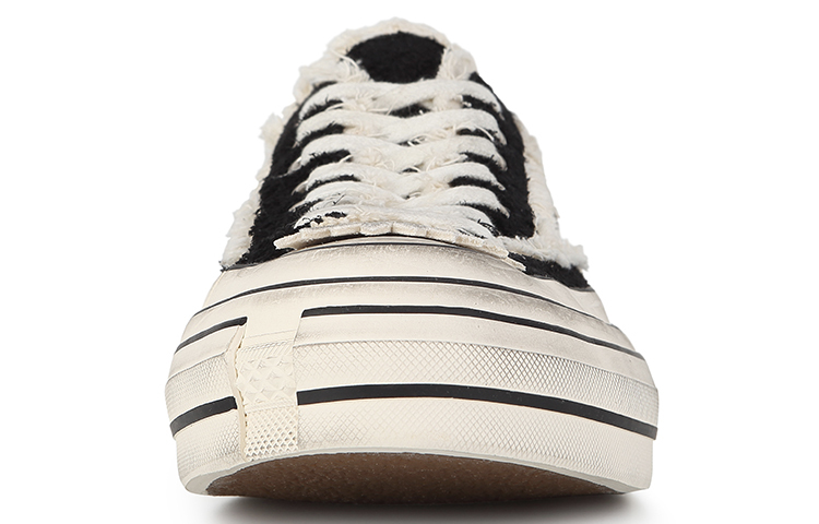 【代購】VESSEL G.o.p. Lows White Flame Low top Canvas Shoes Unisex White F21X24W