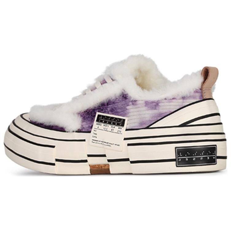 【代購】VESSEL Lows Winter Warmers Low top Skateboard Shoes Unisex Purple F20X008P1
